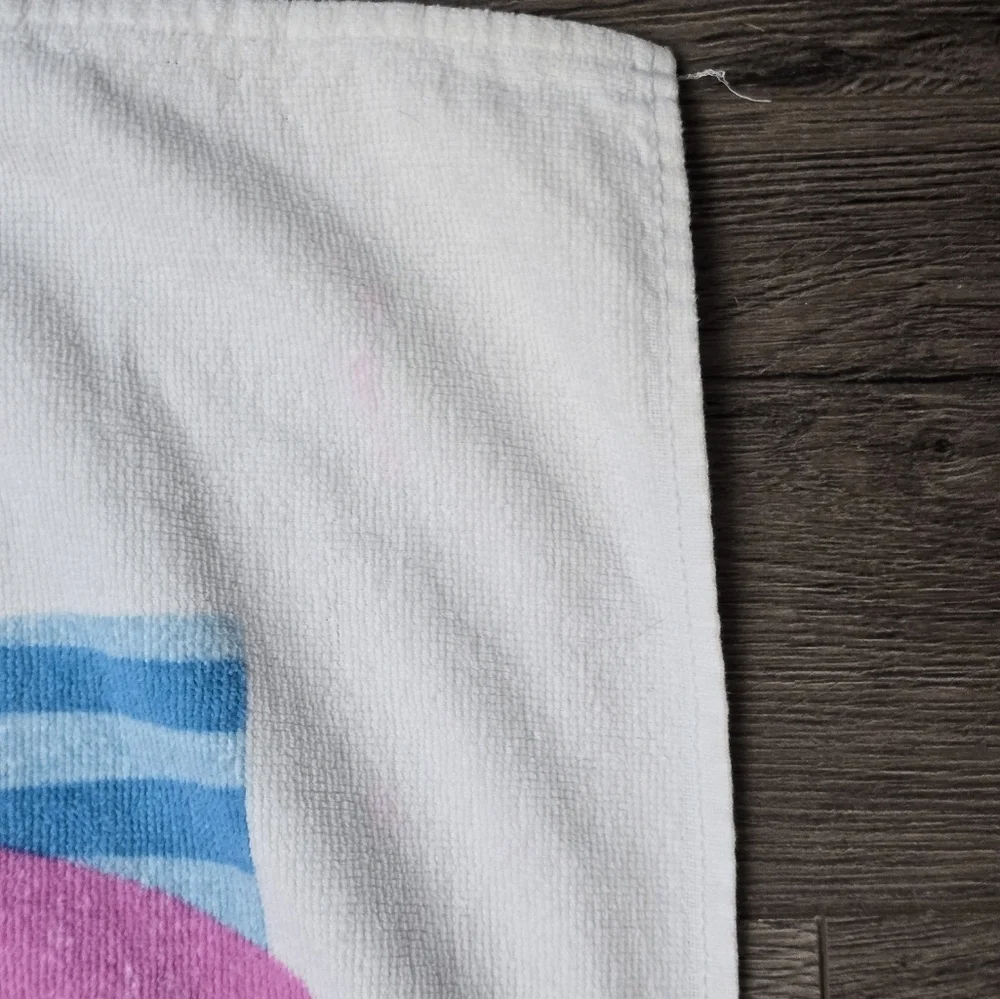 Barbie Beach Towel 2000 Mattel Vintage Beach Pool Vacation Collector 100% Cotton
